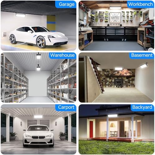 150W LED Shop Light, 18000LM 6000K Daylight White, Waterproof Garage Lights - Image 7