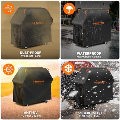 Grill Cover for Outdoor Grill Waterproof BBQ Cover for Outside - Image 6