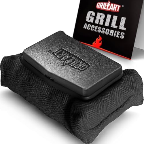 GRILLART Grill Brush Bristle Free, Replaceable BBQ Cleaning Pad (No Handle), Safe Replacement Cleaning Pad/Head for Cast Iron/Stainless Steel Grates - Dark Black by GRILLART