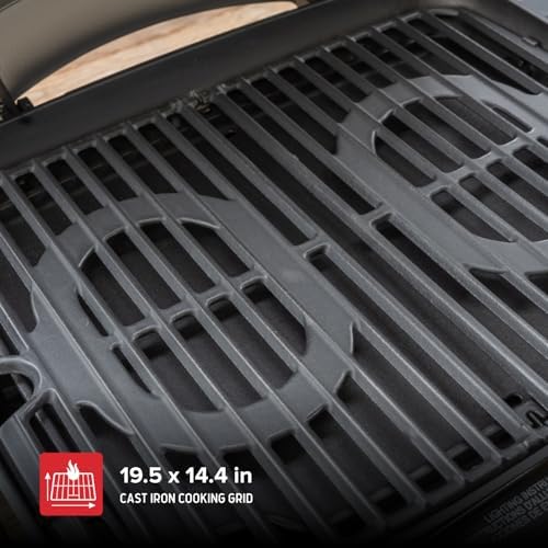 Nexgrill Tabletop 2 Burner Gas Grill & Griddle Combo, 2-in-1 with Handles - Image 4