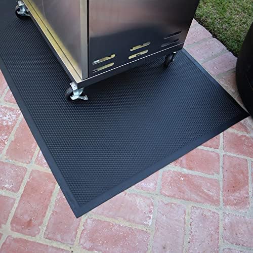 Rubber-Cal Rubber BBQ Under Grill Mat - 5mm x 56" x 32" - Image 7