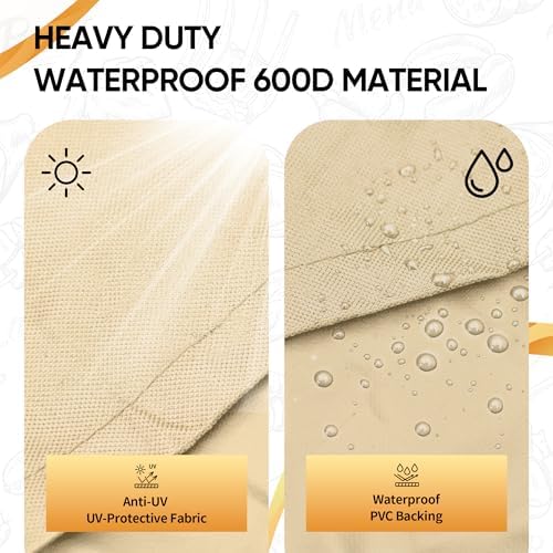 NEXCOVER Grill Cover, 30 Inch Waterproof BBQ Cover, 600D Heavy Duty Gas Grill Cover, Fade Resistant, Rip Resistant Barbecue Cover for Weber,Brinkmann, Char Broil, Holland, Jenn Air - Image 6