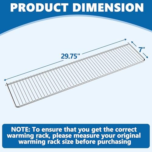 47004 Warming Rack for Bull 30" 4-Burner – 29.75" Wide 304 Stainless - Image 2