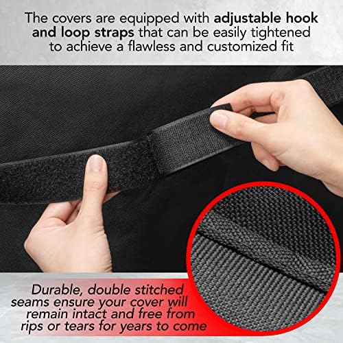 GrillTough Heavy Duty BBQ Grill Cover for Outdoor Grill, 60 Inch Black - Image 5