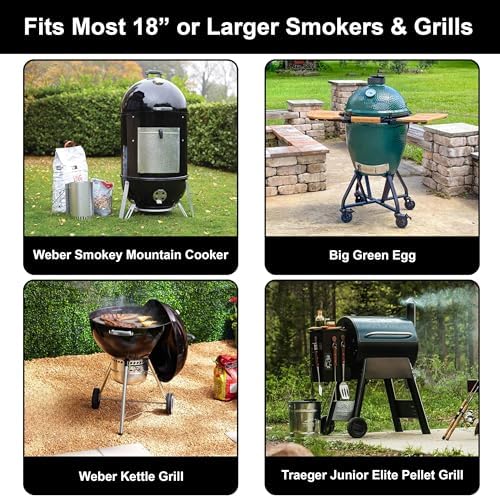 Sorbus Rib Rack for Smoking, Grill Roasting Stand (XL, Black) - Image 6