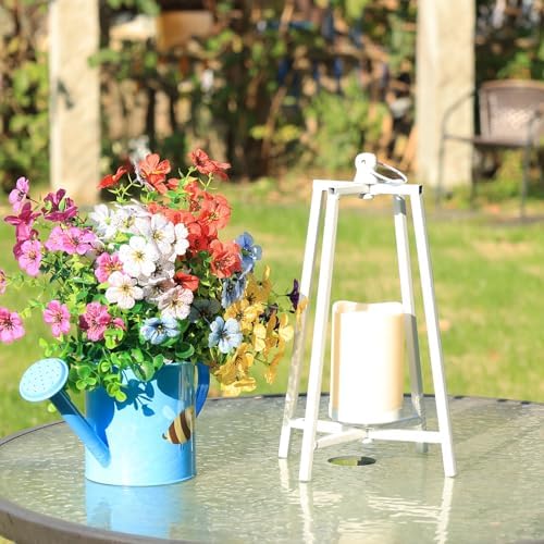 NEEDOMO Lantern Decorative Indoor & Outdoor, Farmhouse Candle Holder, Vintage Metal Decor for Front Porch Patio,Rustic Decoration for Christmas Spring Thanksgiving by NEEDOMO-LightUpYourSpace