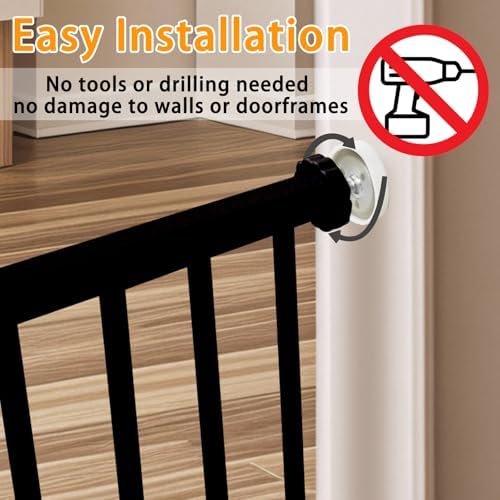 SHYUJAJIE Dog Gate for Small Dogs,14" Height Short Dog Gate - Image 4