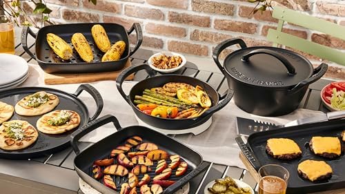 Le Creuset Enameled Cast Iron Square Grill Pan, 10.25" - Image 6