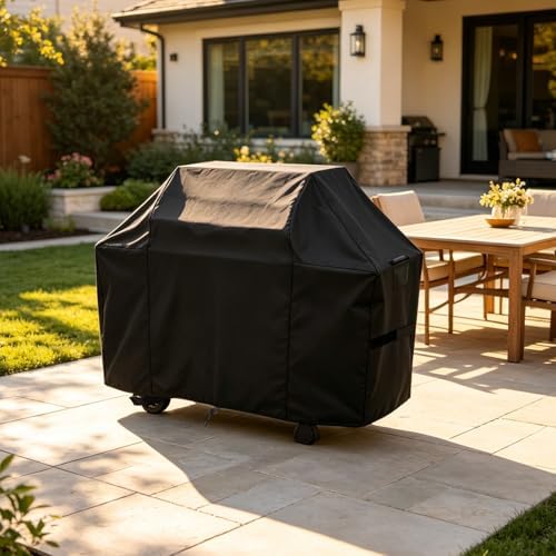 Grill Cover for Nexgrill 810-0171 Oakford Homestead 24 Inch Charcoal Grill, Heavy Duty Waterproof All-Weather Protection, Outdoor Fade Resistant BBQ Grill Cover (53" W x 24" D x 40" H) - Image 6