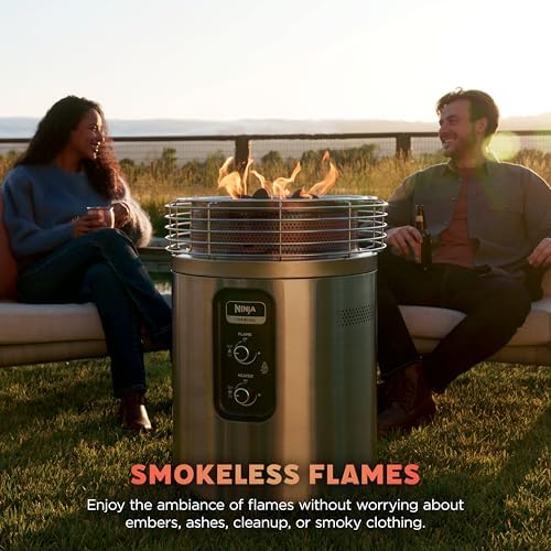 Ninja Fireside360 Fire Pit/Heater, 80,000 BTU, 3 Modes, Metallic Mocha - Image 7