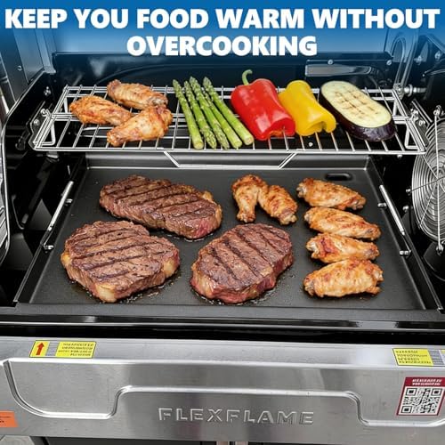 Adjustable Expandable Griddle Warming Rack for Ninja PG300 FlexFlame Grill - Image 7