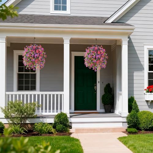 ZFProcess Artificial Hanging Flowers for Outdoors Spring Summer Decoration - Image 6