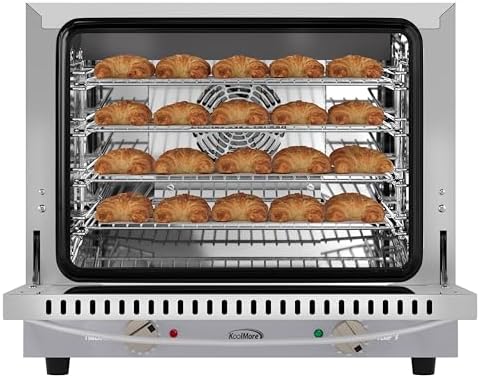 KoolMore 23 in. Countertop Convection Oven for Half-Size Pans with 4 Racks and 2800W of Power in Stainless-Steel - 208/240V, 2.3 cu. ft. ETL Listed (KM-CTCO220-23) - Image 2