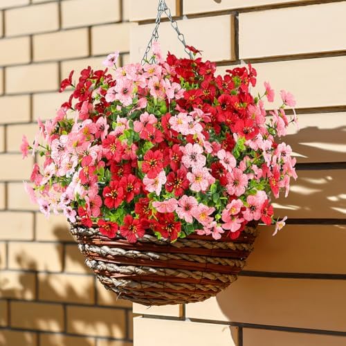 AGIRL Artificial Flowers Outdoor UV Resistant Fake Plant Garden Patio Decor - Image 5