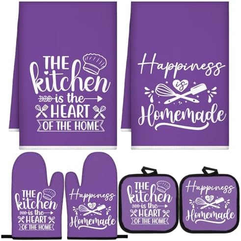 Sratte 6 Pcs Kitchen Decor Accessories Set, Kitchen, Purple by Sratte