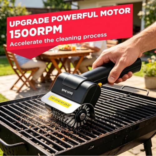 Cordless Electric Grill Brush, Rechargeable BBQ Grill Cleaner for Outdoor - Image 5