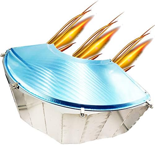 Smokitcen Adjustable Heat Focusing Reflector for Round Natural Gas and Propane Patio Heaters - Image 4