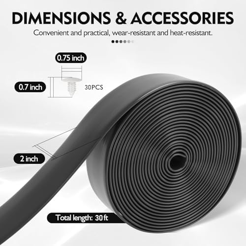 LukLoy 2" Wide 30ft Long Vinyl Straps for Patio Chairs Repairs, Black - Image 4