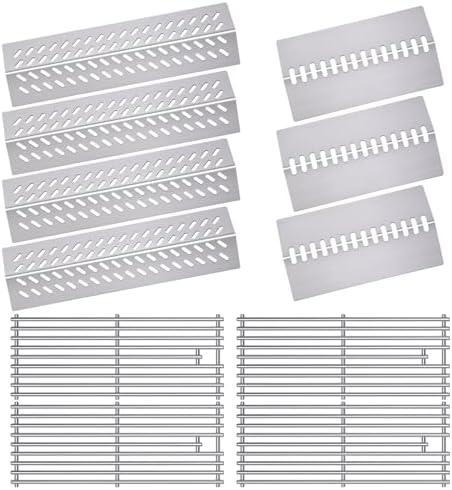 16GA Grill Heat Plates 9MM 16517 Grill Grates for 16631 16520 Bull Grill Replacement Parts, BBQ Bull Angus 4 Burner 47628 47629, Bull Outlaw 26038 26039, Steer Premium 69008, Lonestar 87049 by Cozilar