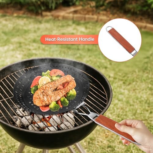 12" Grill Pan for Indoor Cooking - Image 5