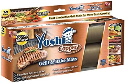 As Seen On TV YOSHI GRILL & BAKE MATS (2 Pack), Copper - Image 4