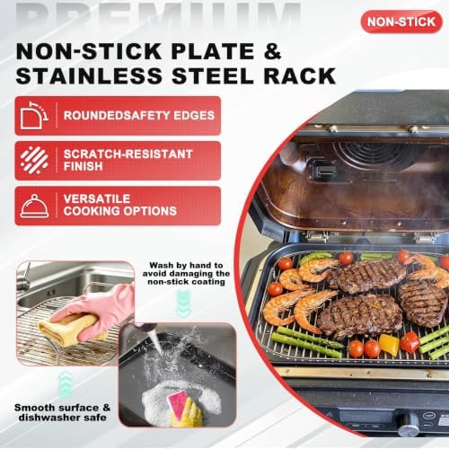Griddle Plate for Ninja Pro Connect XL, Woodfire XL OG900 Rack Accessories - Image 5