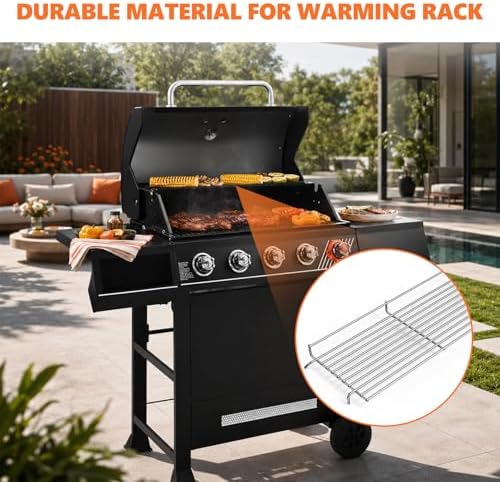 Elevated Warming/Cooling Rack for Dyna-Glo 4 Burner DGH450CRP Gas Grill - Image 4