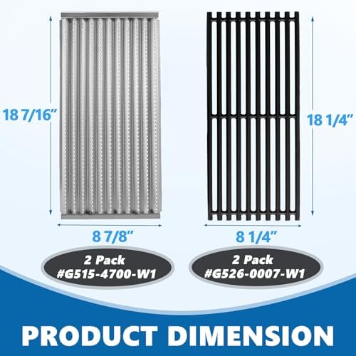 Grill Grate & Emitter Plate for Charbroil 463241013 463243911 Grill Parts - Image 2