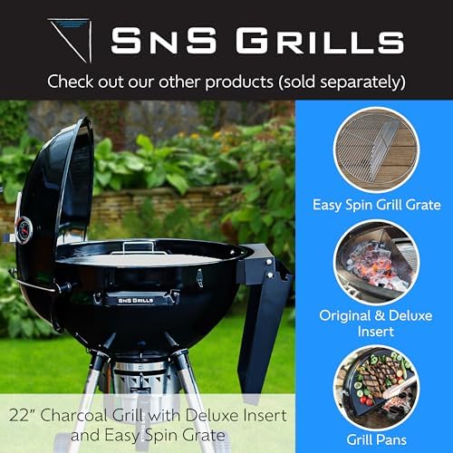 SnS Grills Slow ‘N Sear Elevated Cooking Grate - Compatible with Weber and Other Grills - Heavy Duty Stainless Steel, More Grill Space for Tailgating, Camping, and Backyard Cooking - Image 6