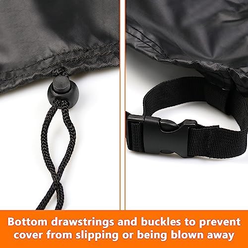 Patio Charcoal Grill Cover for Char-Griller 3-in-1 Dual Fuel Outdoor BBQ - Image 4