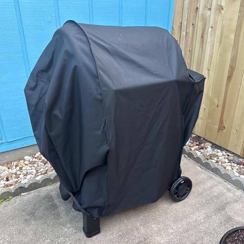 Grill Cover for Weber Searwood 600 Pellet Grill, 600D Waterproof - Image 3