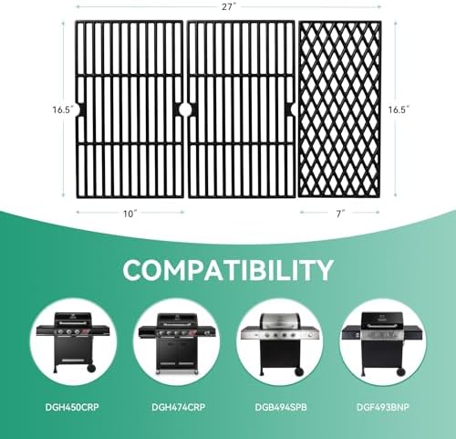 DGH450CRP Cooking Grates Grill Replacement Parts for Dynaglo 4-Burner - Image 2