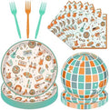 Showgirl Themed Party Decorations - 96PCS Life of Birthday Girl Party Plates Napkins and Forks Disposable Dinnerware Set, Showgirl Themed Bday Decor Supplies Serves 24 by Aposwow