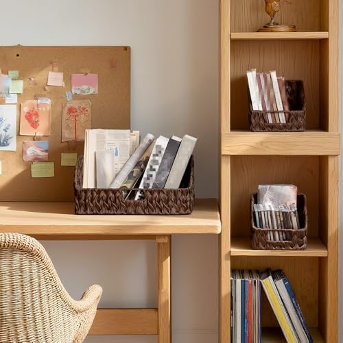 GRANNY SAYS Wicker Baskets for Organizing, Waterproof Basket for Shelves - Image 6