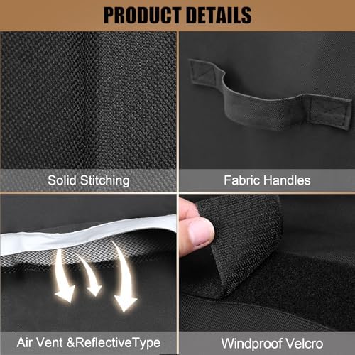 QuliMetal Grill Cover for Weber Searwood 600 Pellet 3400145 - Image 5