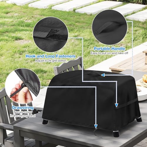 Tabletop Grill Cover for Char Broil Portable 240 Liquid Gas Grill - Image 5