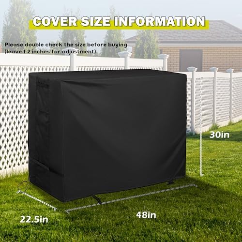 Grill Cover for Blackstone 2206 Original 28in Griddle, Flat Top Griddle Cover for Blackstone 28 Inch Grill with One Shelf - Image 7