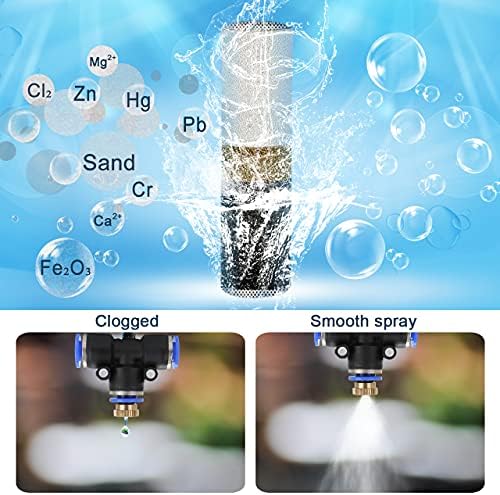 2 Pieces Calcium Inhibitor Filter, Misting System Protector for Mist Nozzle - Image 3