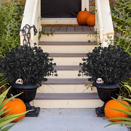 AGIRL Artificial Fall Flowers Outdoor,UV Resistant Fake Mums Porch Decor - Image 6