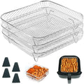 BYKITCHEN 8 inch Square Air Fryer Rack for Cosori,Ninja,Gourmia Airfryer by BYKITCHEN