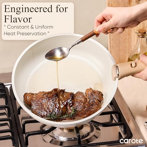 CAROTE 26pcs Pots and Pans Set Non Stick, Cookware Set Detachable Handle - Image 5