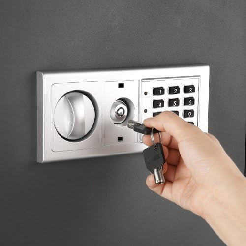 Paragon Safes In Wall Safe with Electronic Keypad, Gray - Image 4