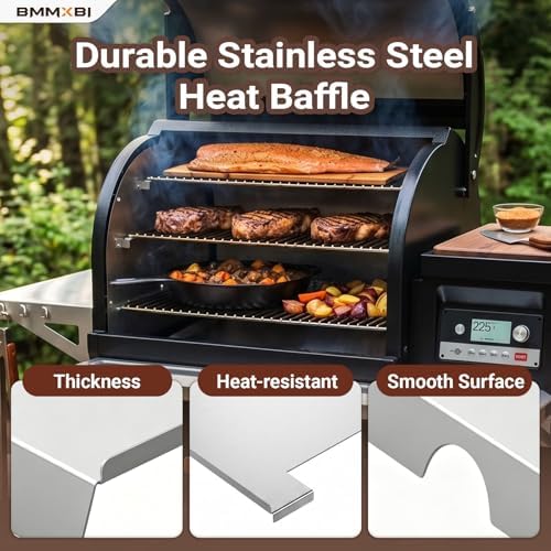 Drip Pan Heat Baffle Kit for Traeger Timberline 850 Series Pellet Grills - Image 4