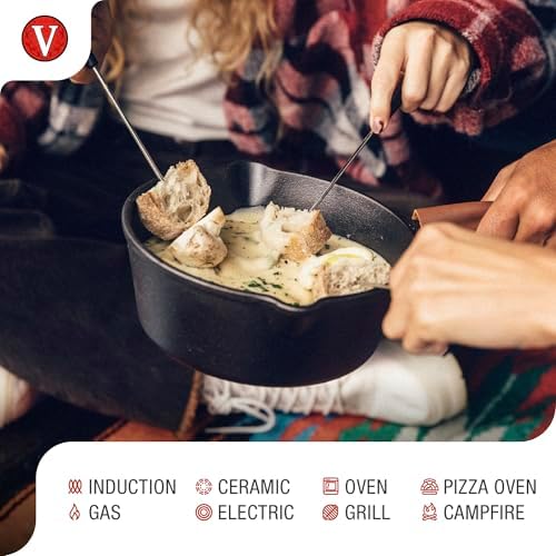 Victoria Cast Iron Saucepan, Cast Iron Melting Pot, Made in Colombia, 2QT (Pack of 3) - Image 3
