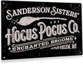 BEASTZHENG Halloween Decorations Retro Salem Wall Sign Hocus Pocus Decor by BEASTZHENG