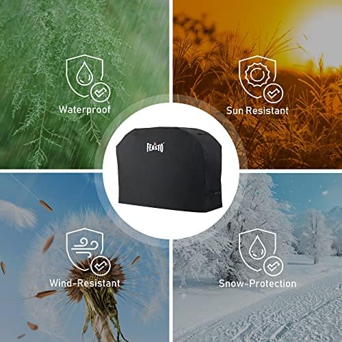 Feasto 55 inch Heavy Duty BBQ Grill Cover for Outdoor Grill - Image 6