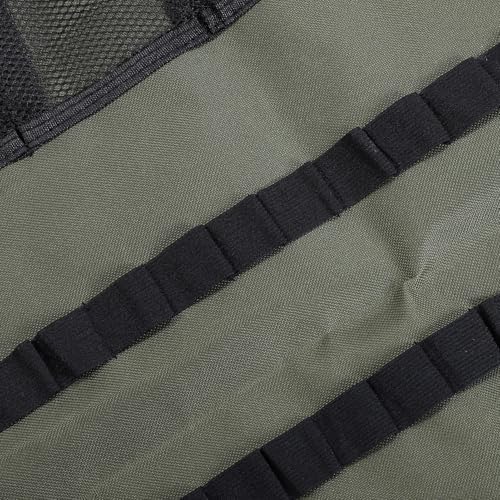 Camping Hanging Organizer, 600D Oxford Cloth Waterproofing Tear Proof Storage Bag with 8 Hooks 8 Mesh Pockets 28 Loops, for Camping Picnic BBQ Kitchen Bathroom - Image 7