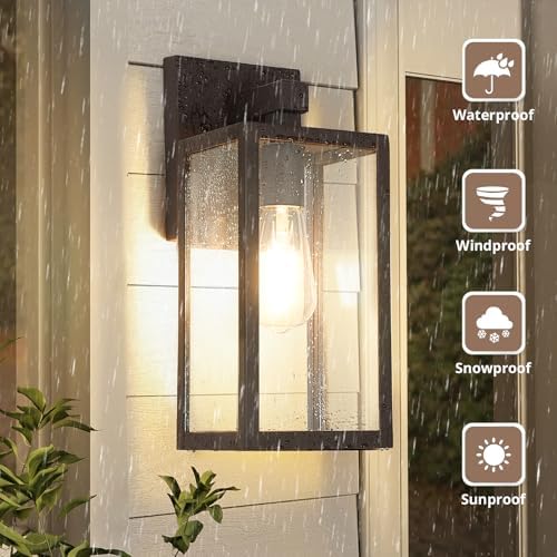 MAXvolador Outdoor Wall Light Fixtures, Exterior Waterproof Wall Lanterns - Image 3