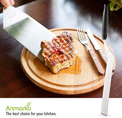 Griddle Spatula Set - Stainless Steel Metal Spatula and Griddle Scraper - Heavy Spatula Griddle Accessories Great for Cast Iron Griddle BBQ Flat Top Grill - Commercial Grade - Image 6