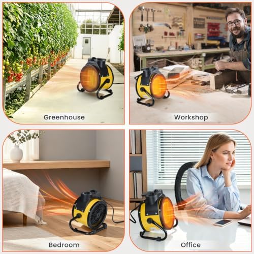 Outdoor Heater for Patio, 1500W PTC Ceramic Electric Space Heater - Image 7